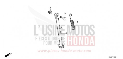 BEQUILLE CRF100FD de 2013